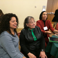 Shana Haines, Diane Nash and Leah Glenn, Lemon Project co-chair